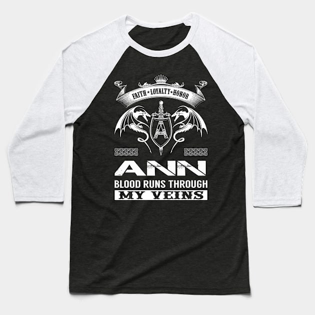 ANN Baseball T-Shirt by Linets